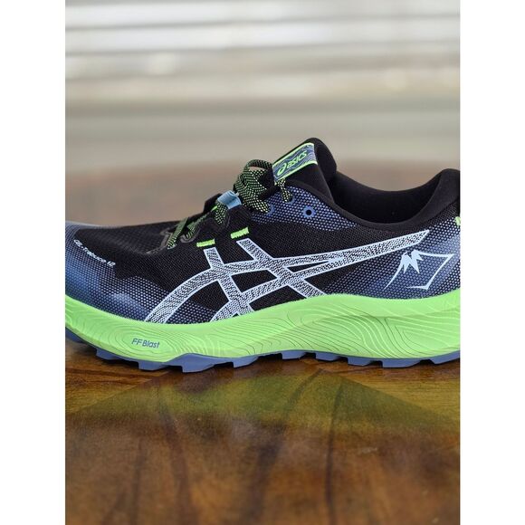 Asics GEL-Trabuco 12 Trail Running Men\'s Shoes Black Green 10.5 Grip 1011B799 main image 13